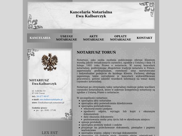 Zobacz Kancelaria Notarialna Ewa Kalbarczyk